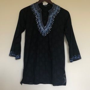 SULU COLLECTION Embellished Tunic Top